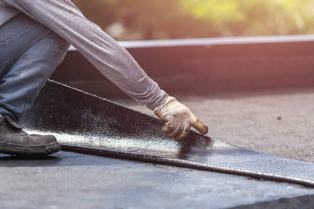 Professional Emergency Waterproofing technician working in New London, WI